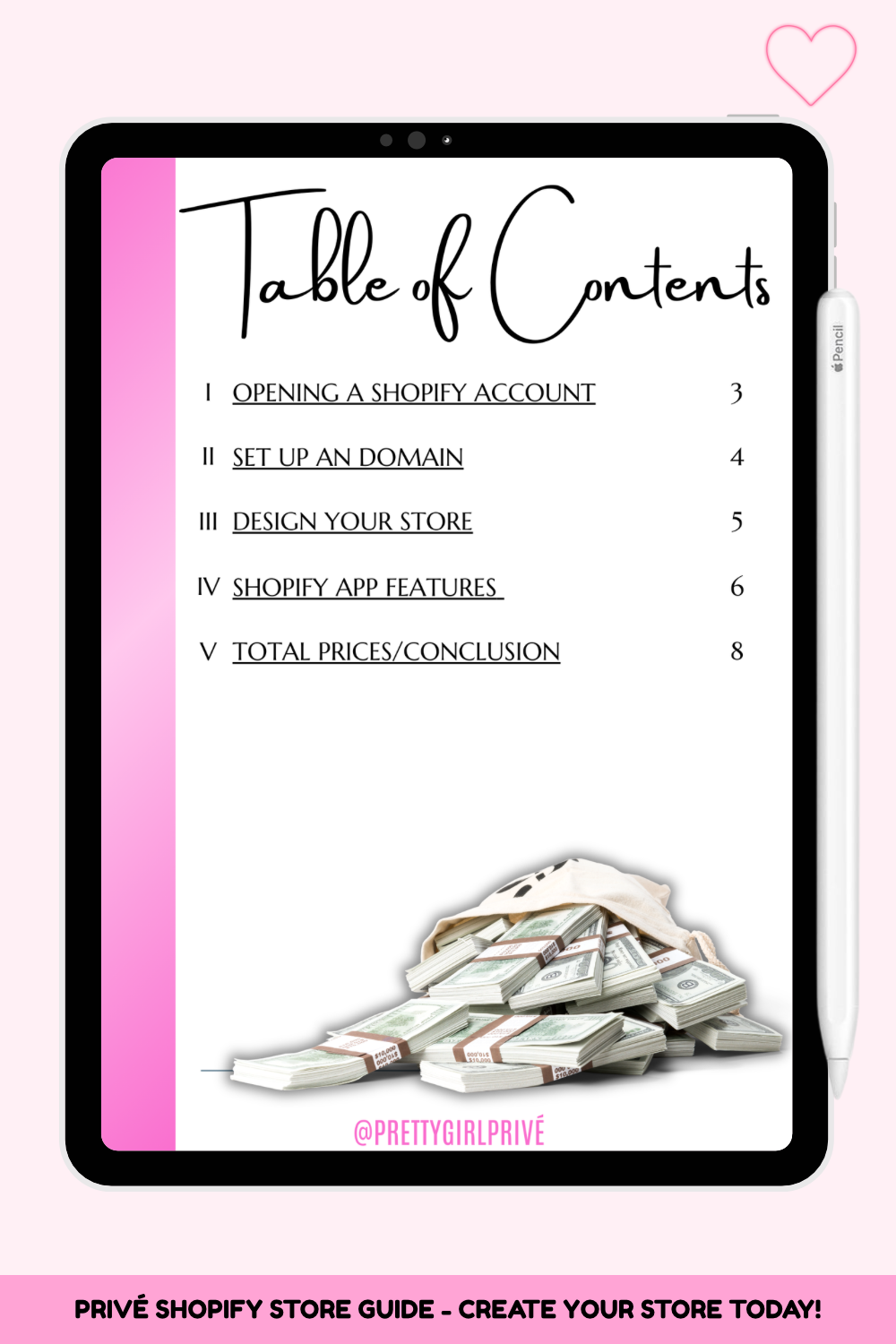 The Privé Shopify Store Guide